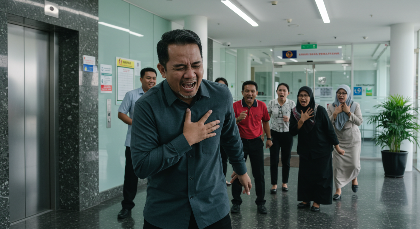 sakit jantung di pejabat