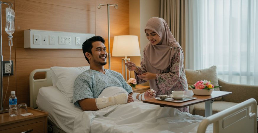 Lelaki di hospital