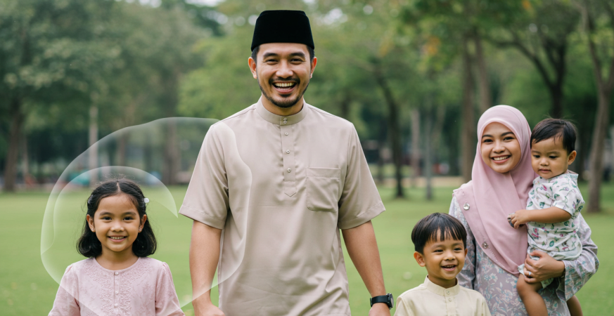 Lelaki berjalan takaful