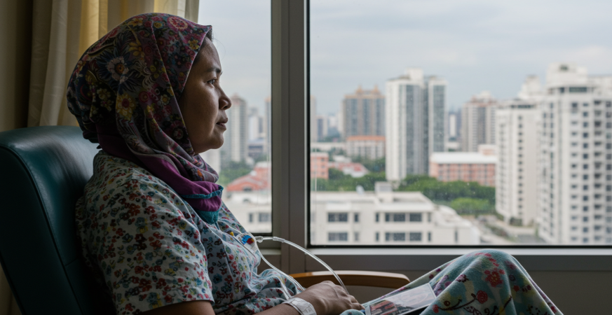 wanita sakit