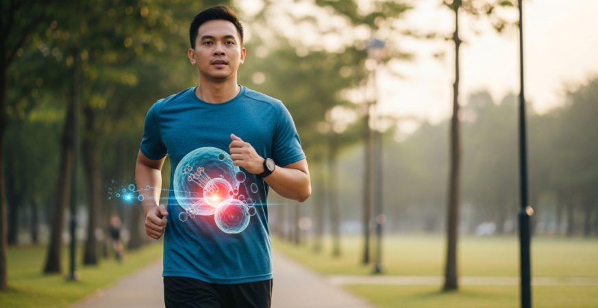 jogging man